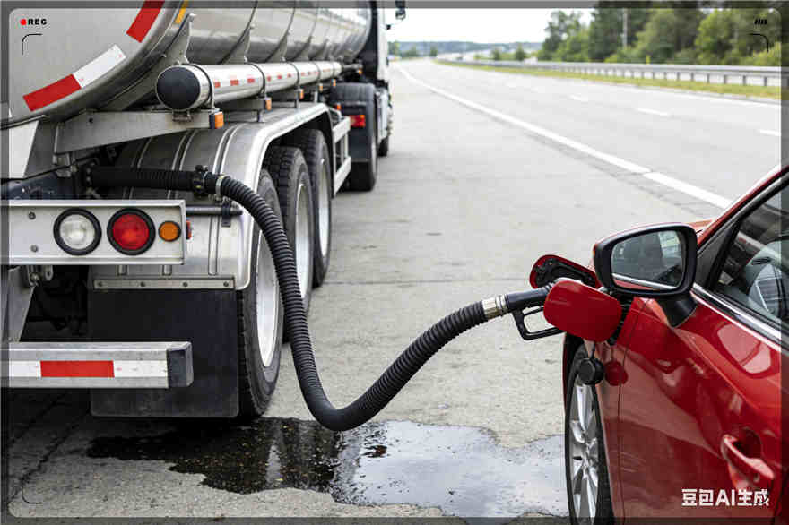 土右旗汽车救援送水案例